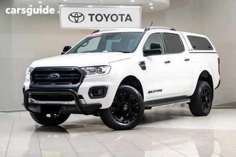 White 2019 Ford Ranger Double Cab Pick Up Wildtrak 2.0 (4X4)