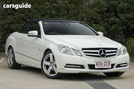 White 2011 Mercedes-Benz E250 Cabriolet Cgi Avantgarde