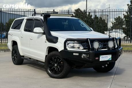 White 2020 Volkswagen Amarok Ute Tray TDI550 SPORTLINE