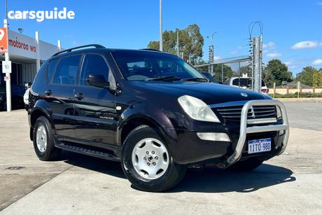 Black 2005 Ssangyong Rexton Wagon Rx270 Xdi Limited