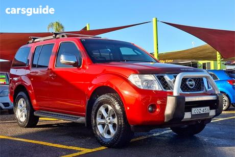Red 2011 Nissan Pathfinder Wagon Ti (4X4)