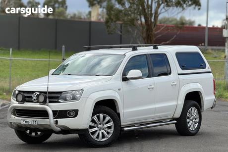 White 2011 Volkswagen Amarok Dual Cab Utility Tdi400 Highline (4X4)