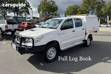 White 2014 Toyota Hilux Dual Cab Pick-up Sr (4X4)