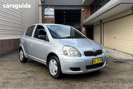 Silver 2004 Toyota Echo Hatchback