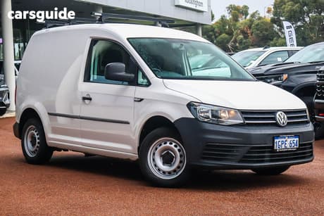 White 2018 Volkswagen Caddy Commercial TDI250 F