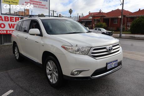 White 2012 Toyota Kluger Wagon Grande (4X4)