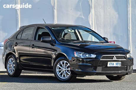 Black 2010 Mitsubishi Lancer Sedan Sx