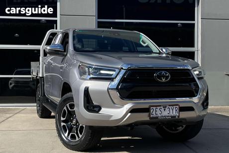 Silver 2022 Toyota Hilux Double Cab Chassis Sr5 (4X4)