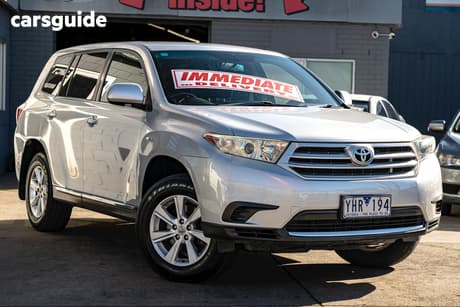 Silver 2011 Toyota Kluger Wagon Kx-R (Fwd) 7 Seat