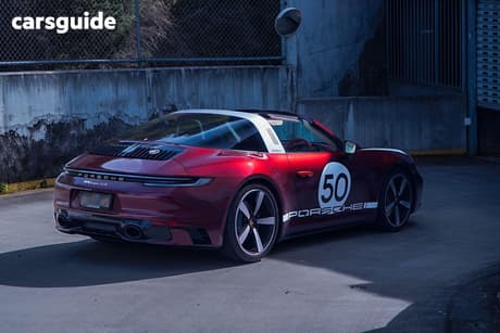 Red 2020 Porsche 911 Sedan 992 TARGA 4S HERITAGE DESIGN EDITION 2DR PDK 8SP AWD 3.0TT [MY21]