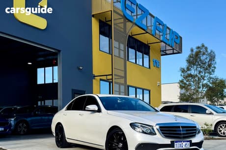 White 2018 Mercedes-Benz E300 Saloon