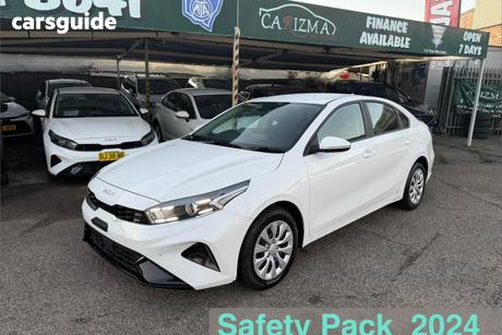 White 2024 Kia Cerato Sedan S Safety Pack