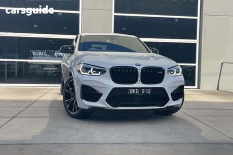 White 2020 BMW X4 Coupe M Competition