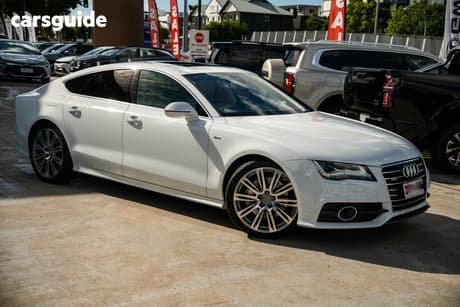 White 2014 Audi A7 Hatchback S/Back 3.0 Tdi Biturbo Quattro