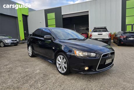 Black 2013 Mitsubishi Lancer Sedan Vr-X
