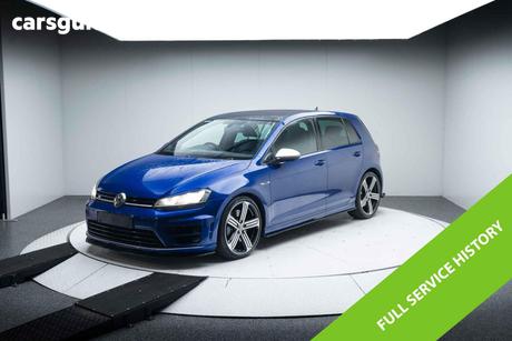 Blue 2016 Volkswagen Golf Hatchback R