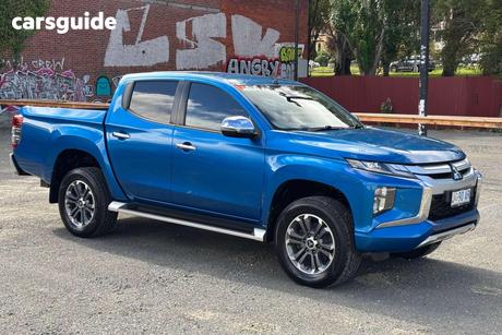 Blue 2020 Mitsubishi Triton Double Cab Pick Up Gls (4X4)