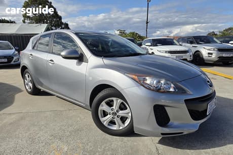 Silver 2013 Mazda 3 Hatchback Neo