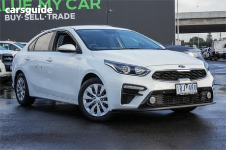 White 2019 Kia Cerato Sedan S