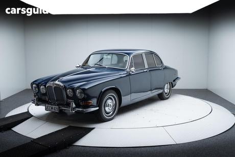 Black 1967 Jaguar 420 Sedan