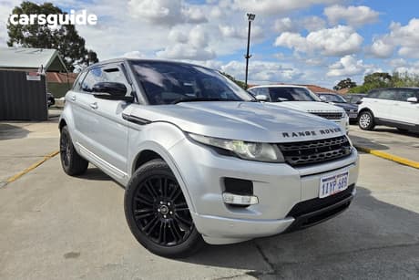 Silver 2013 Land Rover Range Rover Evoque SUV TD4 PURE 4X4