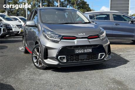 Grey 2021 Kia Picanto Hatchback Gt (Turbo) (Pe)