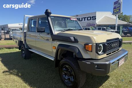 Beige 2025 Toyota Landcruiser 70 Series Double Cab Chassis Lc79 Gxl + Diff Locks