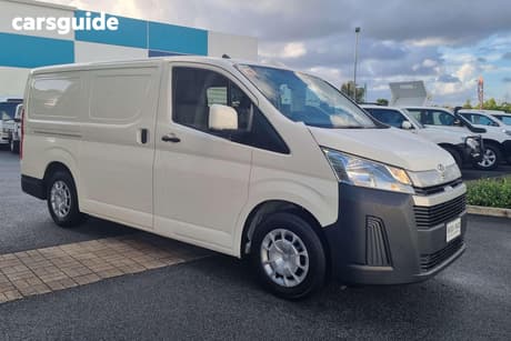 White 2022 Toyota HiAce Van Lwb (4 Door Option)