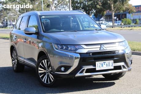 Grey 2019 Mitsubishi Outlander Wagon Exceed 7 Seat (Awd)