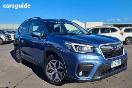 Blue 2020 Subaru Forester Wagon 2.5I (Awd)