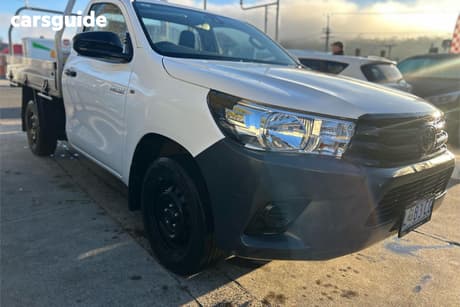 White 2023 Toyota Hilux Cab Chassis Workmate (4X2)