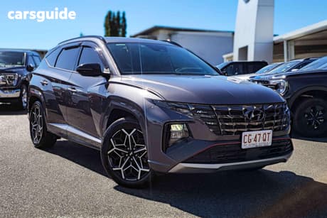 Grey 2024 Hyundai Tucson Wagon Elite (Awd)