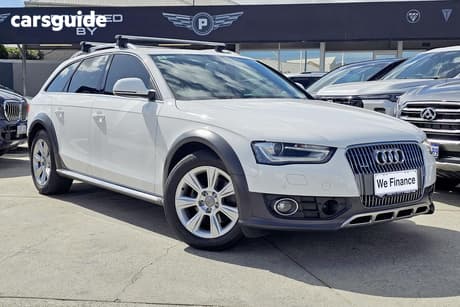 White 2015 Audi A4 Wagon Allroad Quattro Le