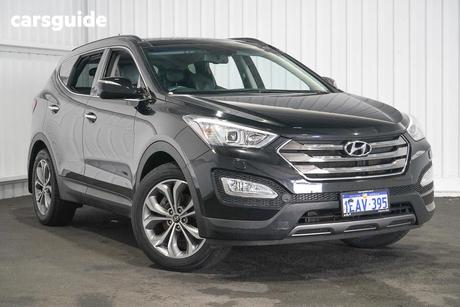 Black 2012 Hyundai Santa FE Wagon Highlander Crdi (4X4)