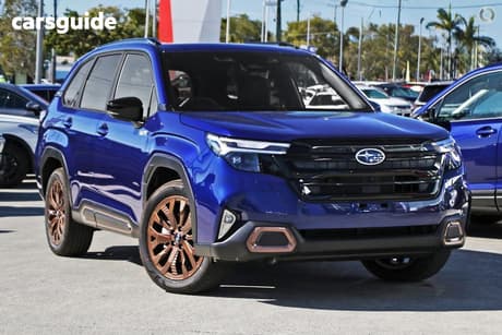 Blue 2025 Subaru Forester Wagon Hybrid Sport (Awd)