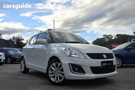 White 2015 Suzuki Swift Hatchback Gl Navi Aw