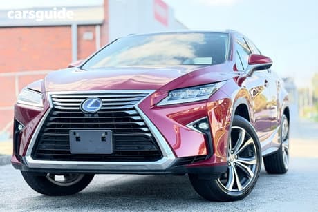 Red 2017 Lexus RX450H Wagon Luxury Hybrid