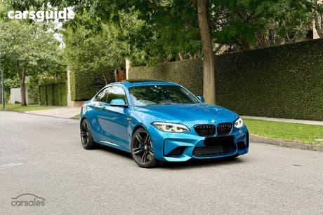 Blue 2017 BMW M2 Coupe