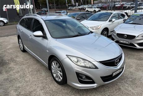 Silver 2012 Mazda 6 Wagon Touring