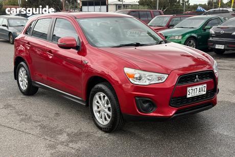 Red 2013 Mitsubishi ASX Wagon Aspire (2Wd)