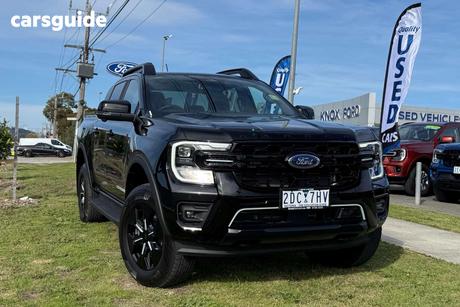 Black 2025 Ford Ranger Double Cab Pick Up Phev Stormtrak (4X4)