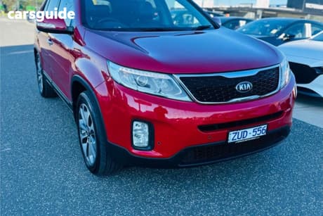 Red 2013 Kia Sorento Wagon Platinum (4X4)