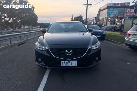 Black 2013 Mazda 6 Sedan Touring