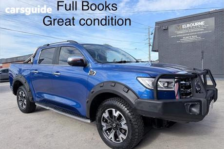 Blue 2023 GWM UTE Dual Cab Utility Cannon-X (4X4)