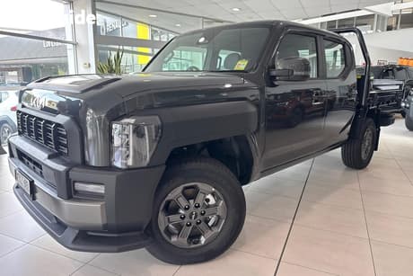 Grey 2026 Kia Tasman Double Cab Chassis Sx (4X4) Black Fender