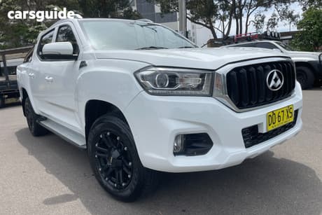 White 2018 LDV T60 Double Cab Utility Pro (4X4)