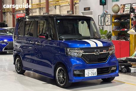 Blue 2020 Honda N BOX Wagon G