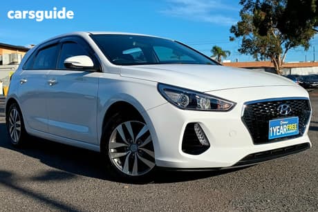 White 2018 Hyundai I30 Hatchback Active 1.6 Crdi