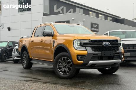 Yellow 2023 Ford Ranger Double Cab Pick Up Wildtrak 2.0 (4X4)