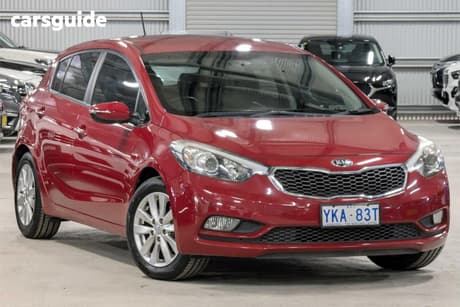 Red 2014 Kia Cerato Hatchback Si
